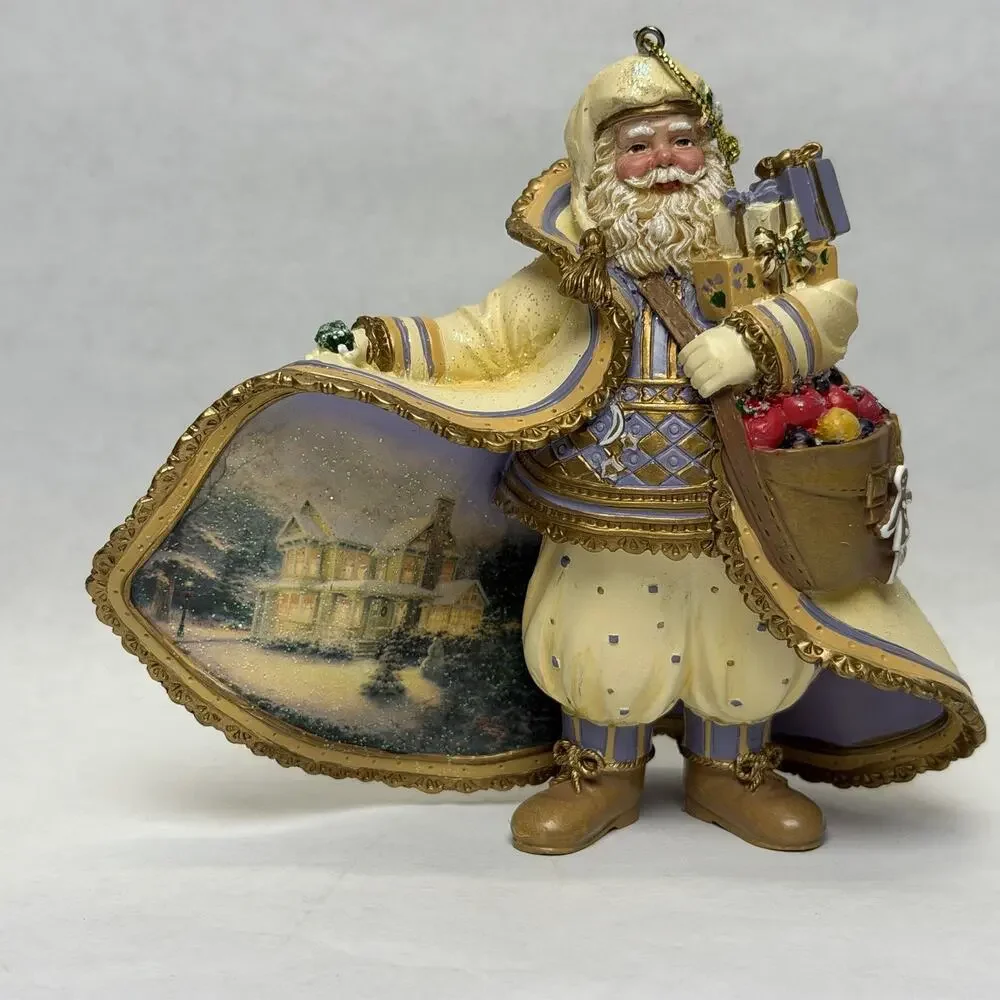 Thomas Kinkade Old World Santa Ashton‎ Drake Ornaments Set of 10 Christmas Lot 6